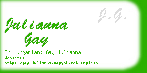 julianna gay business card